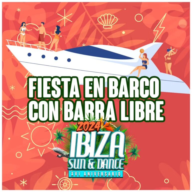 fiesta en barco todo incluido