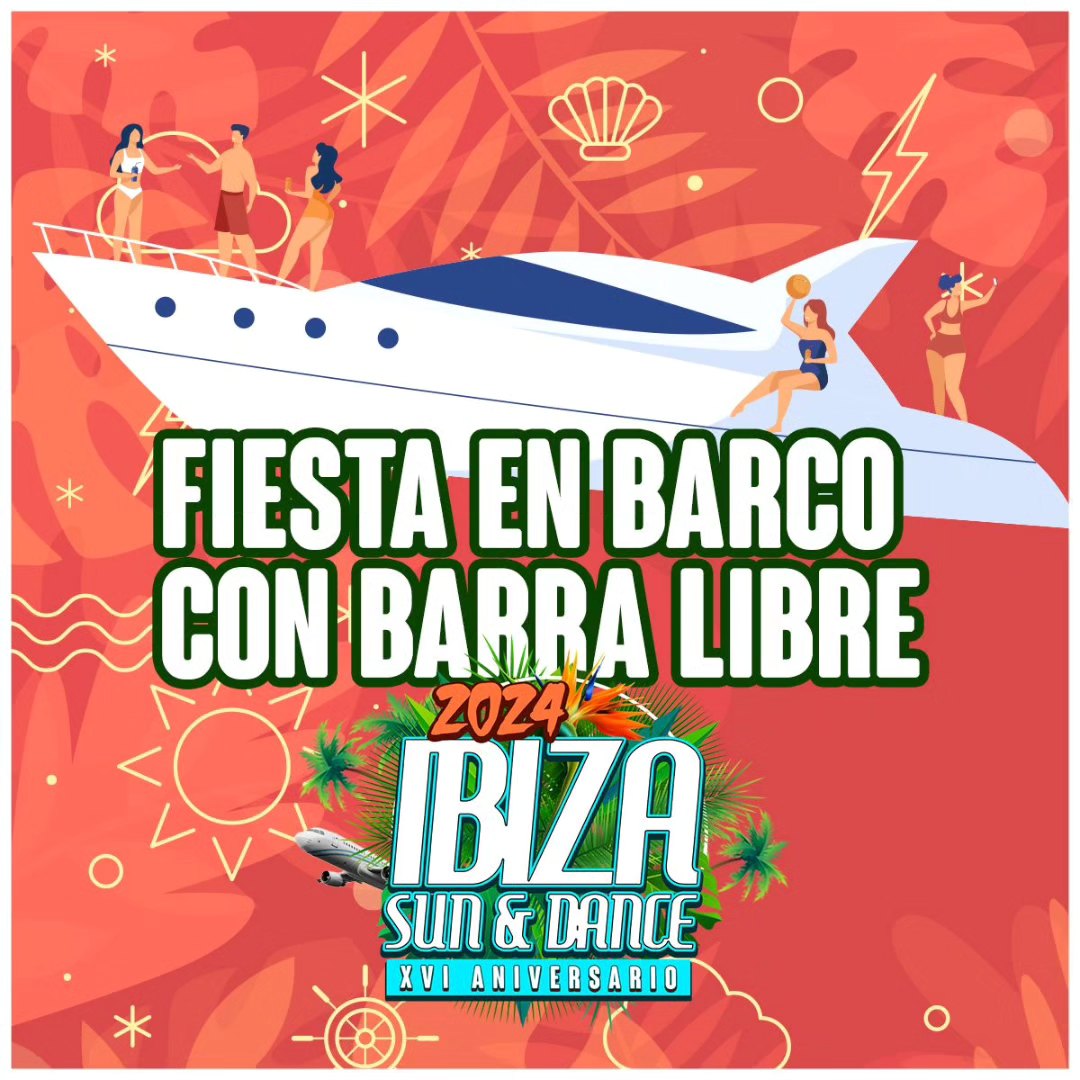 fiesta en barco todo incluido
