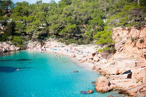 Cala Salada y Cala Saladeta: un paraíso doble en San Antonio